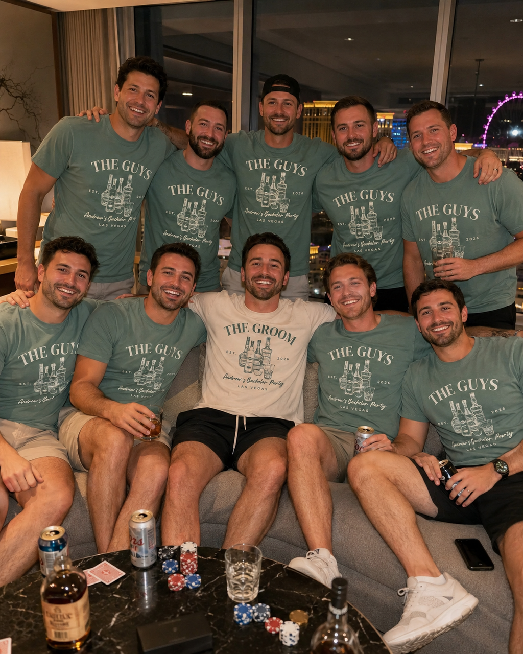 Personalized Bachelor Party Shirt - Groom Crew Tee
