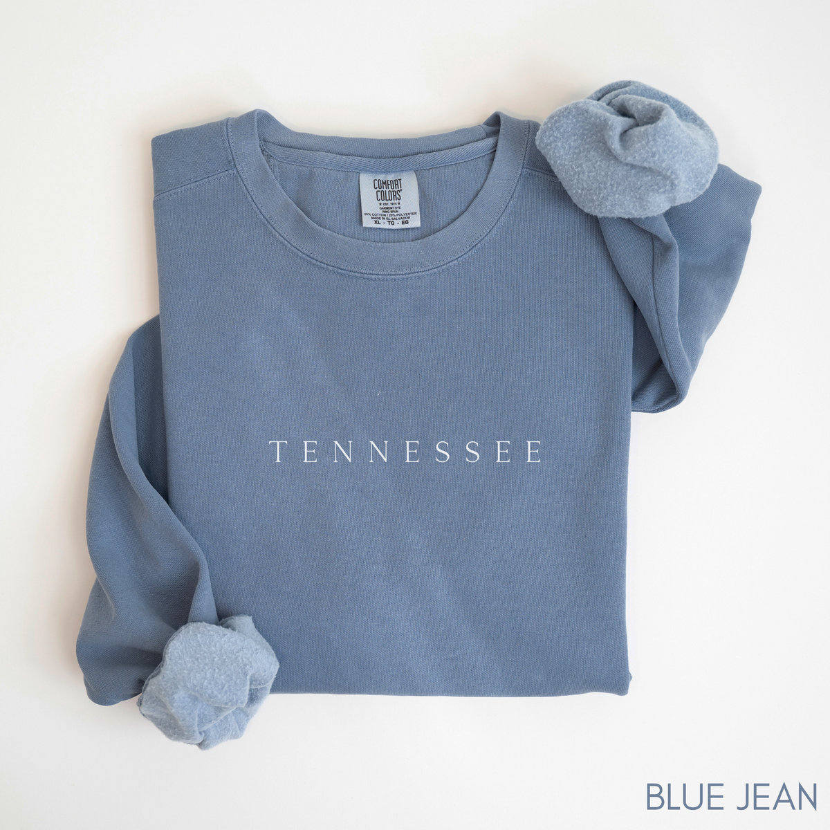 Vintage Tennessee Sweatshirt | Garment-Dyed Tennessee Crewneck