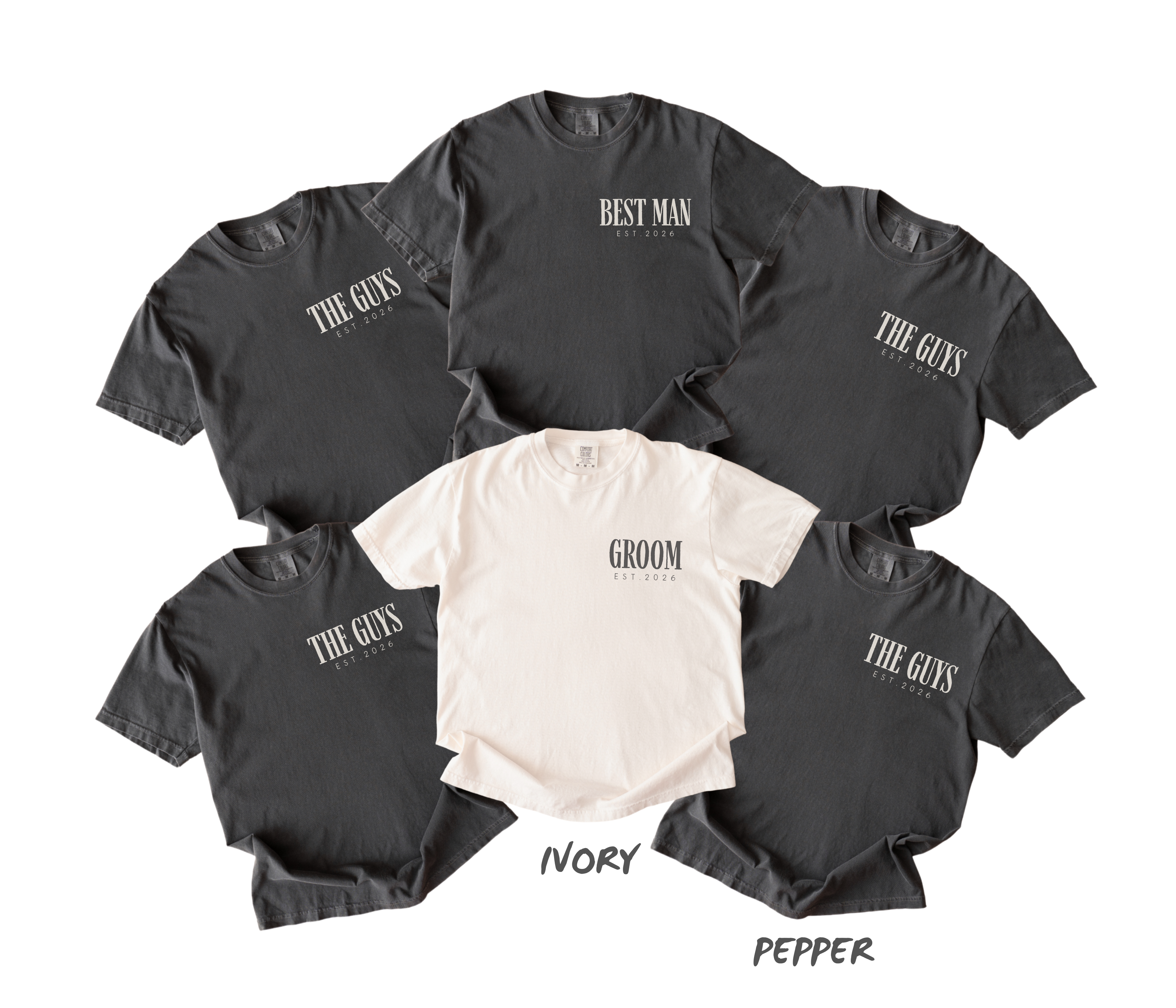 Custom Bachelor Party Shirts for Groom, Best Man & The Guys
