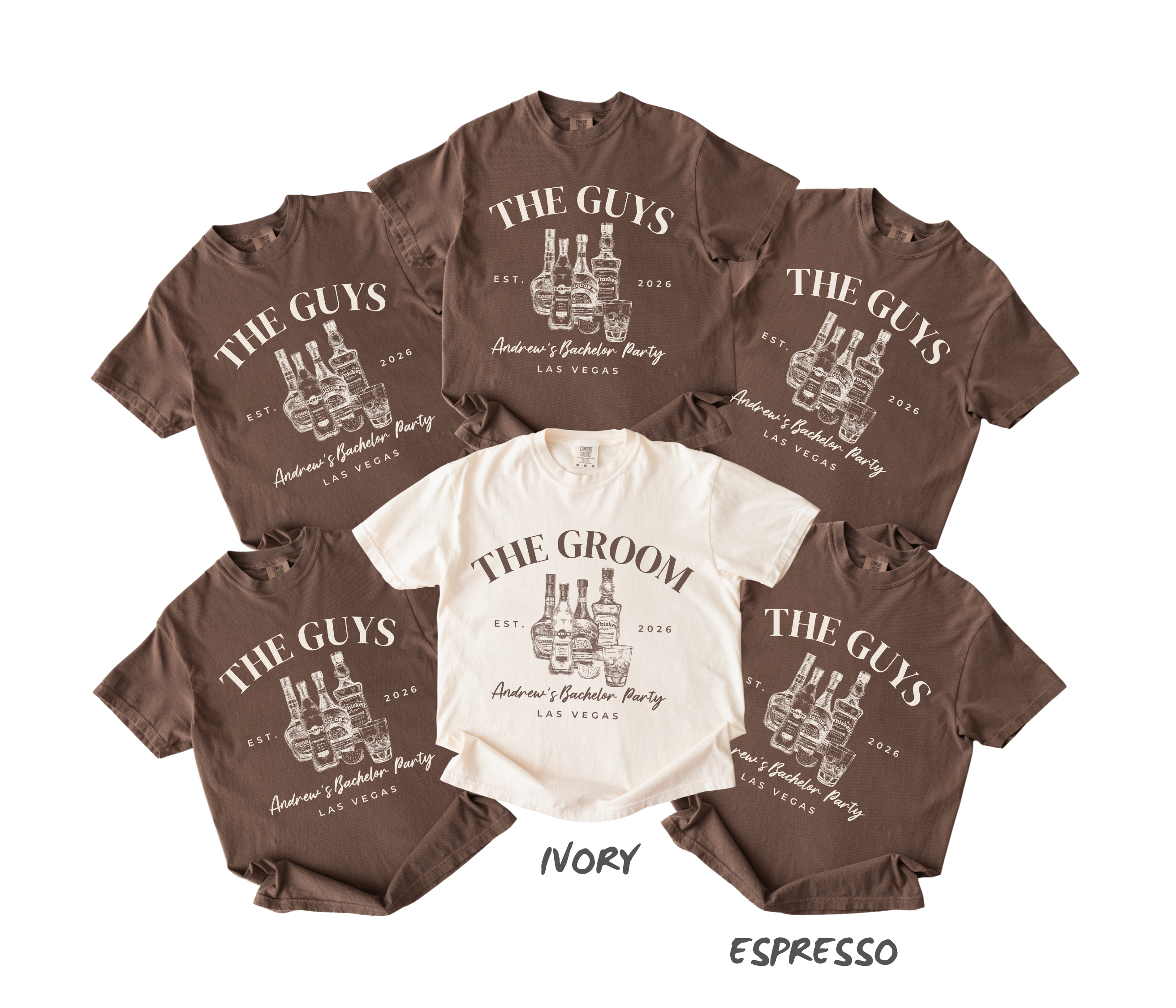 Personalized Bachelor Party Shirt - Groom Crew Tee