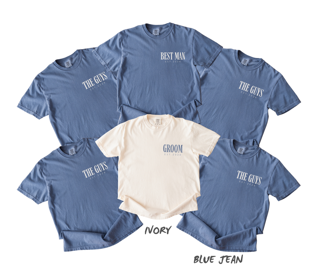 Custom Bachelor Party Shirts for Groom, Best Man & The Guys