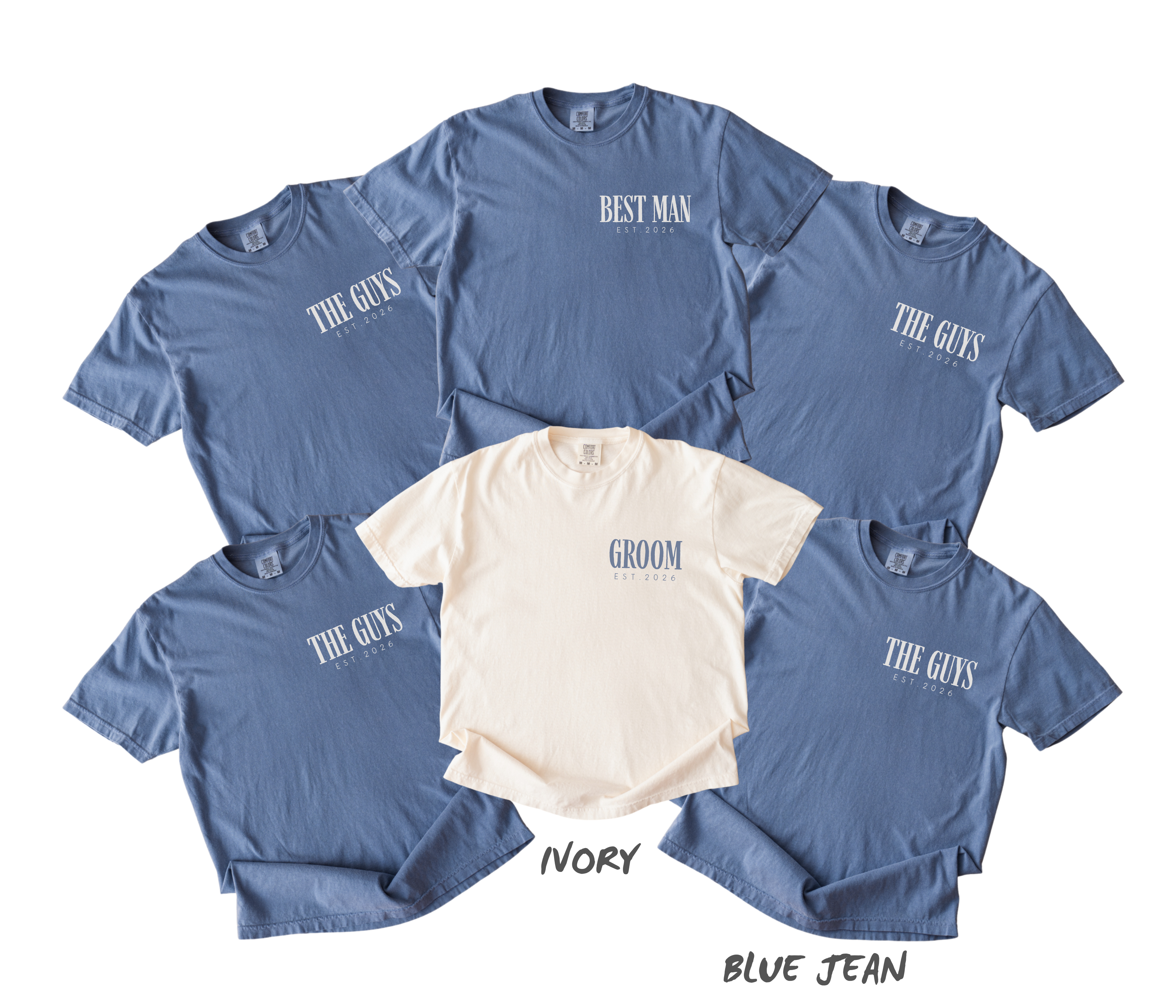Custom Bachelor Party Shirts for Groom, Best Man & The Guys