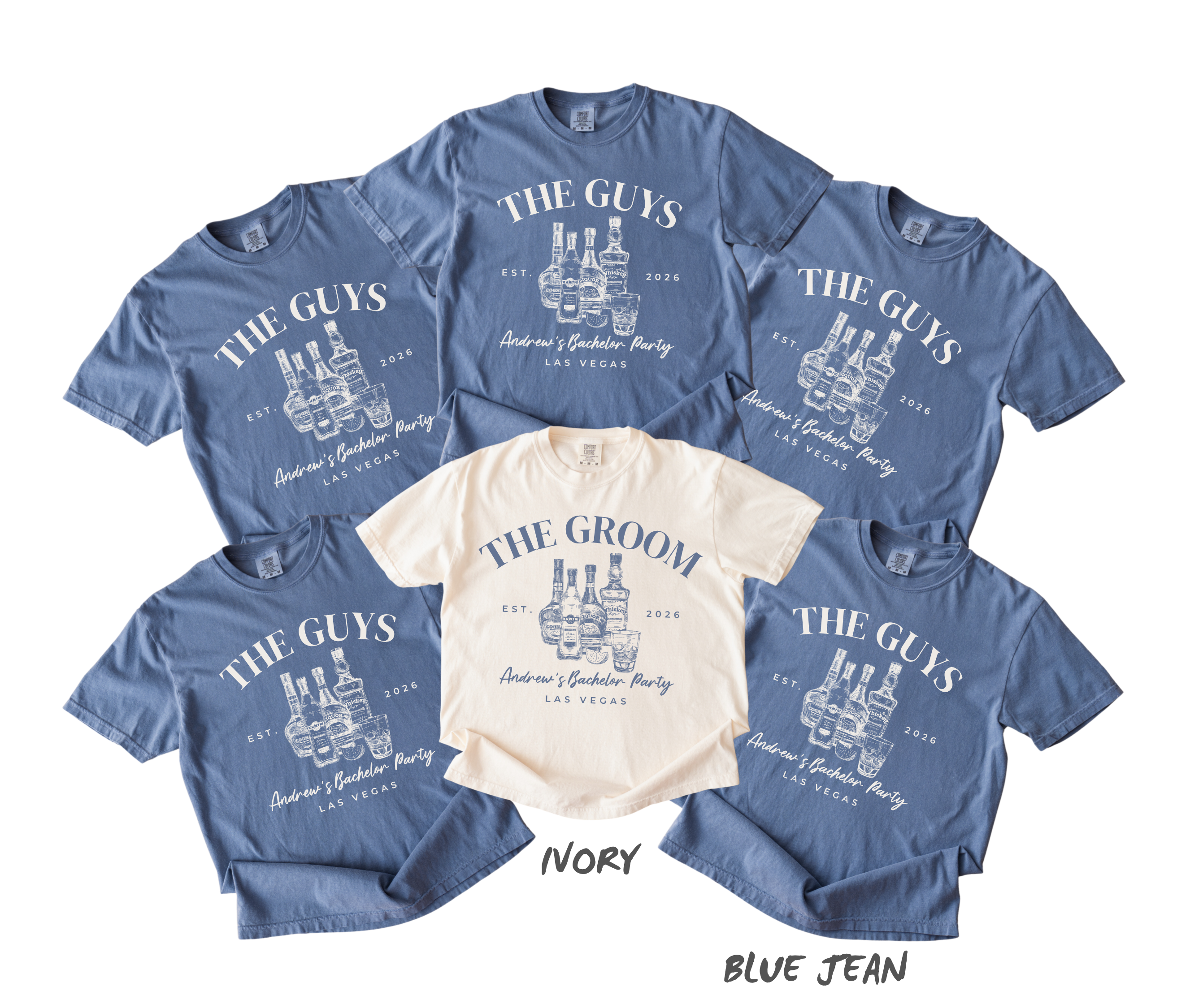 Personalized Bachelor Party Shirt - Groom Crew Tee