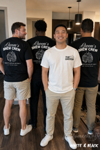 Personalized Groom’s Brew Crew Bachelor Party Shirts | Brews Before I Do Groom and Groomsmen Tees