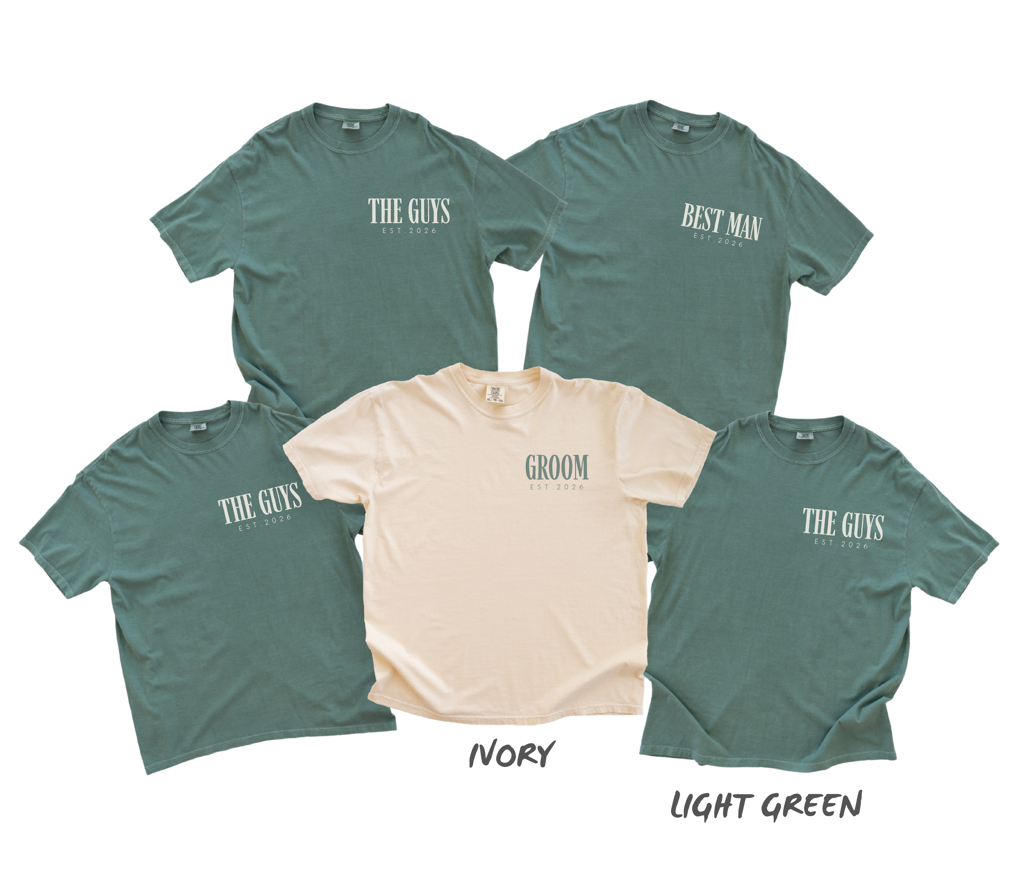 Custom Bachelor Party Shirts for Groom, Best Man & The Guys