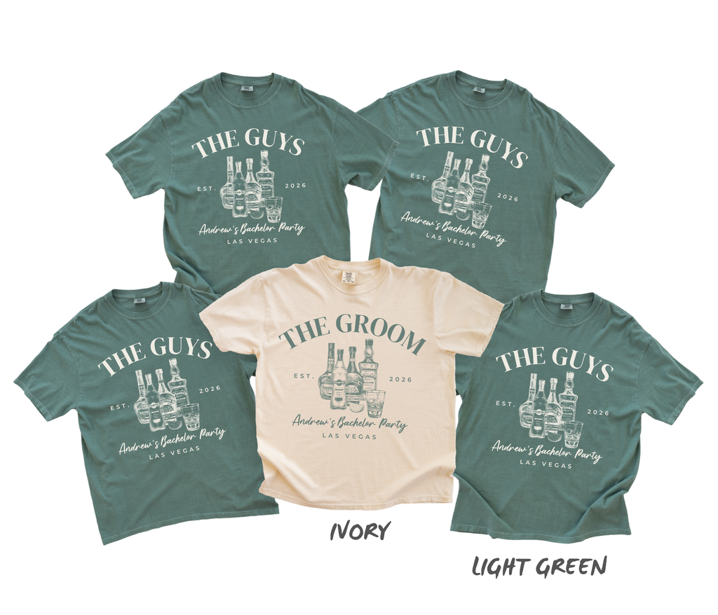 Personalized Bachelor Party Shirt - Groom Crew Tee