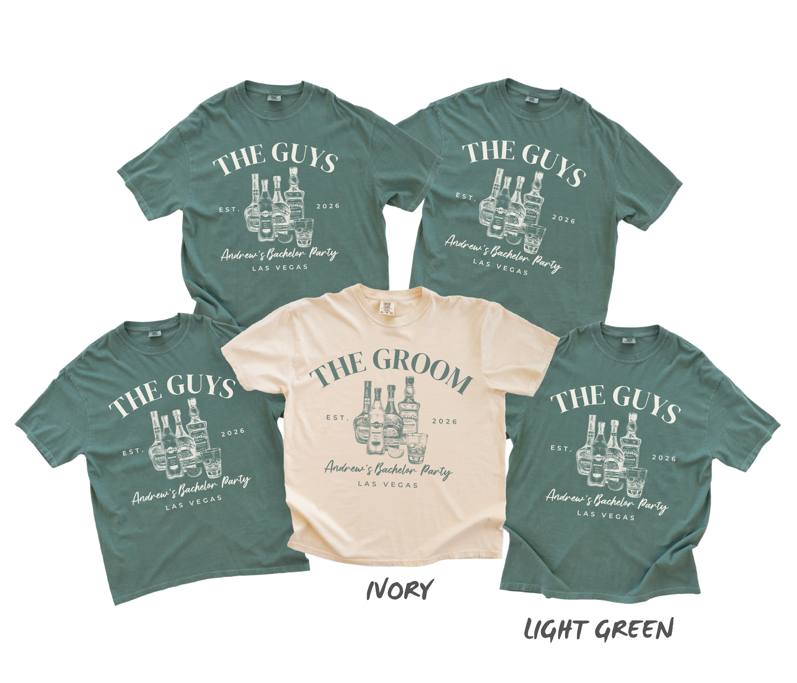 Personalized Bachelor Party Shirt - Groom Crew Tee
