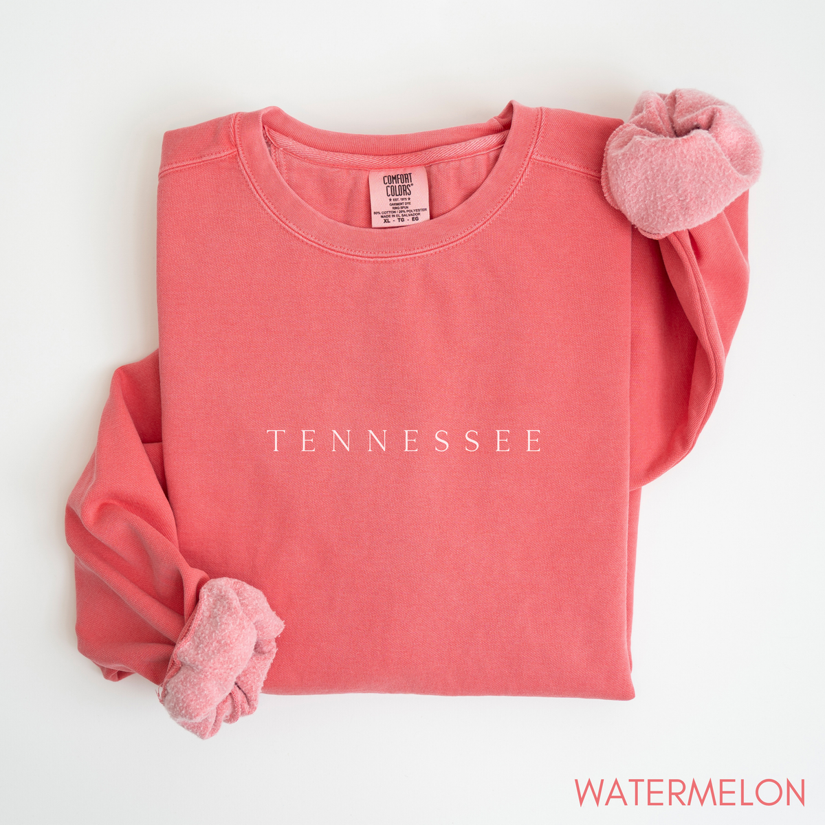 Vintage Tennessee Sweatshirt | Garment-Dyed Tennessee Crewneck