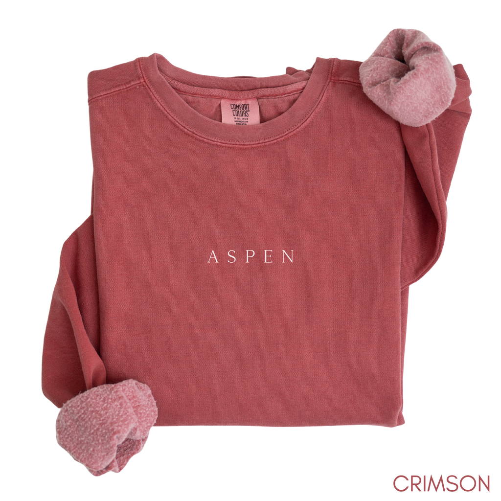 Aspen Sweatshirt | Matching Bachelorette, Birthday, and Vacation