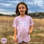 Six Birthday Girl Shirt With Ribbon, 6th Birthday Shirt, In My Six Era Birthday Tee