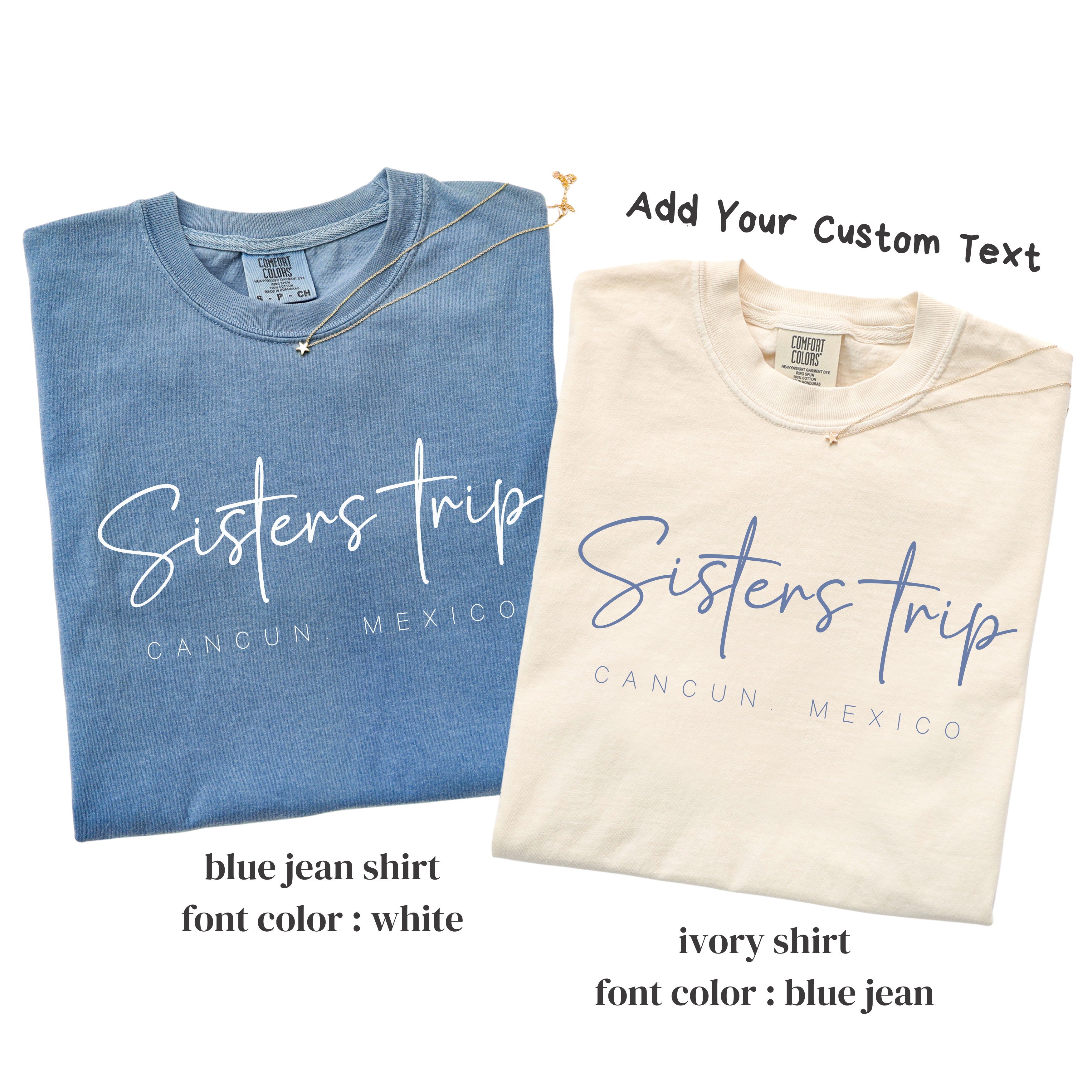Sisters Trip Shirt | Matching Sister Vacation T-Shirt | Sisters Weekend Shirts | Custom Girls Trip Tee
