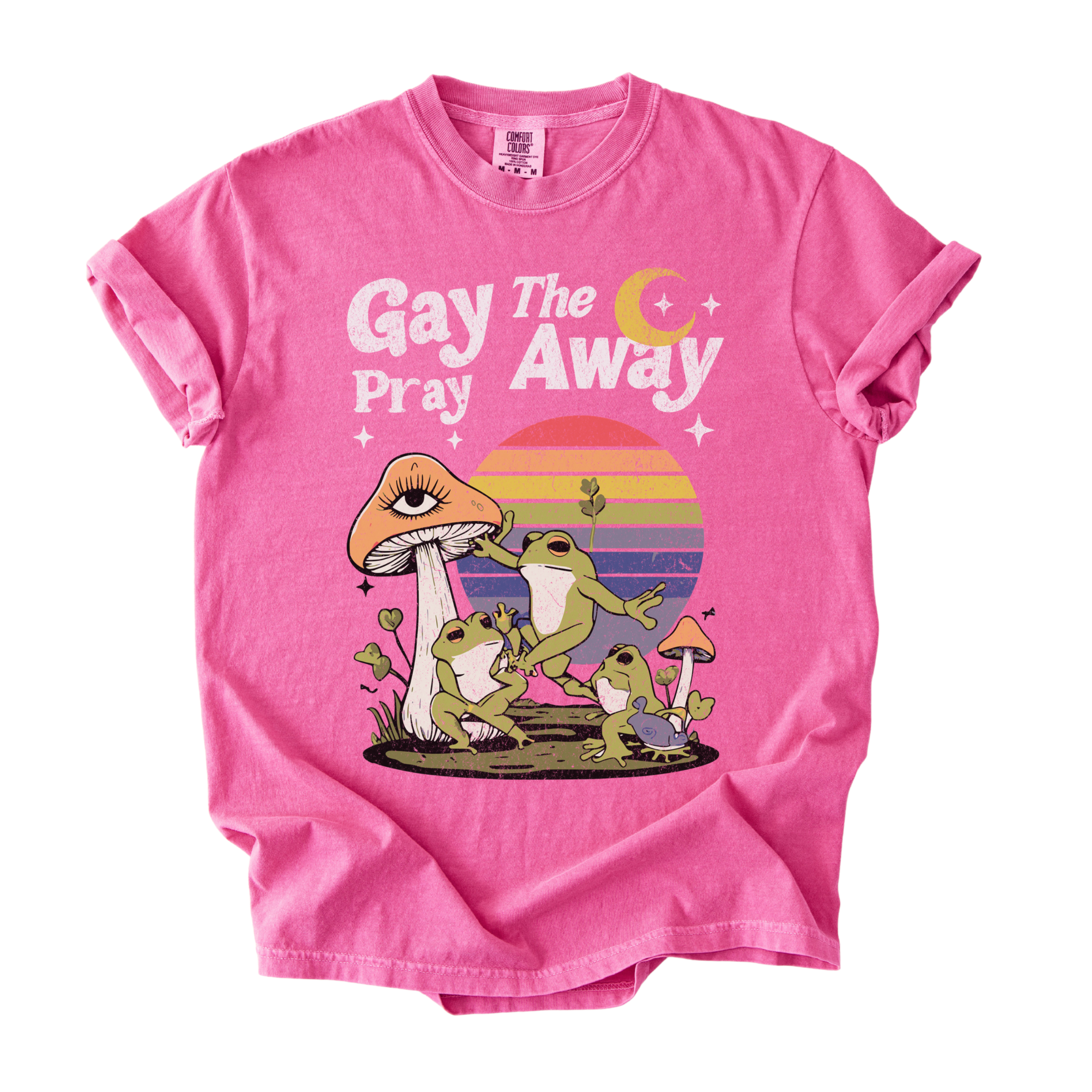 Gay The Pray Away - Funny Gay Christian Comfort Color Unisex T-Shirt