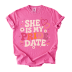 Lesbian Couple Shirt - She Is My Pride Date Matching Tee