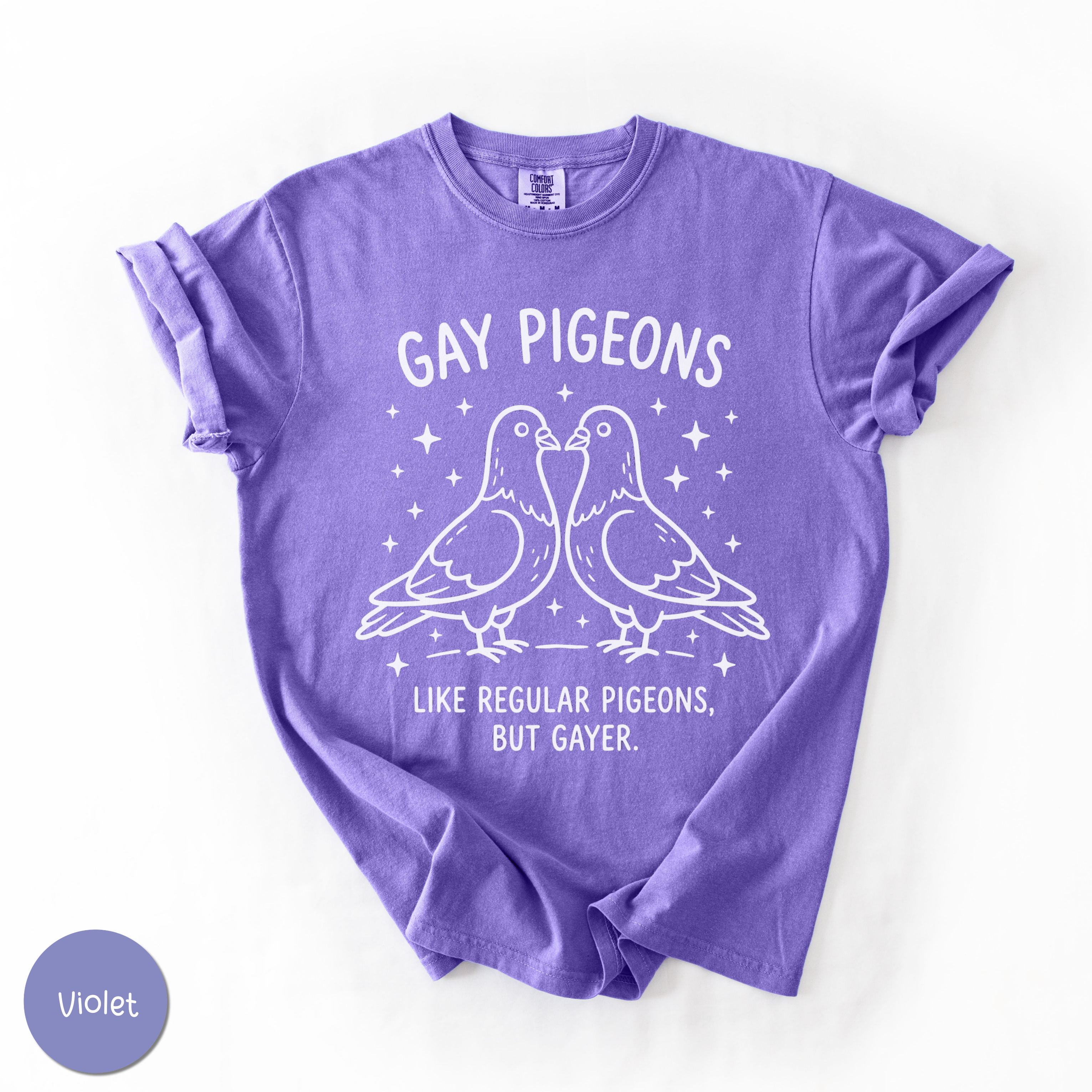 Gay Pigeons Shirt | Funny LGBTQ Pride Graphic Tee