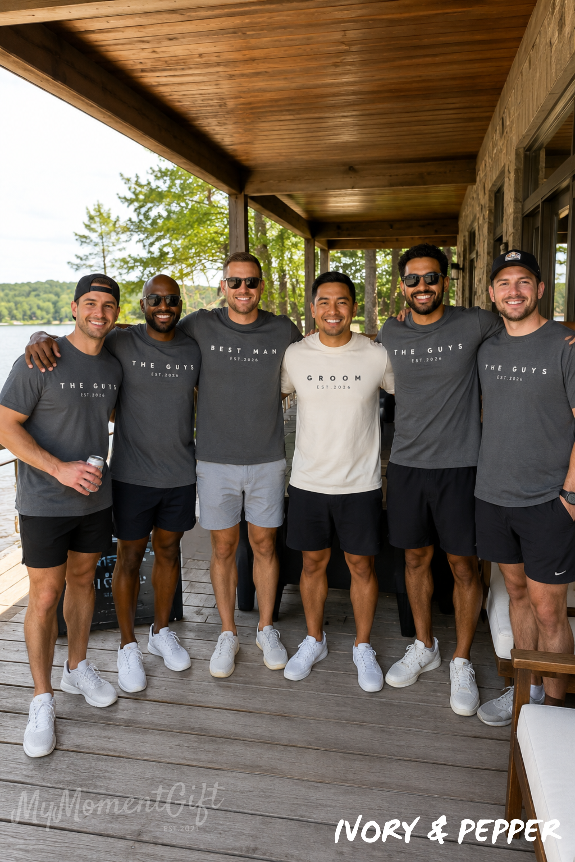 Matching Bachelor Party Shirts for Groom, Best Man & The Guys