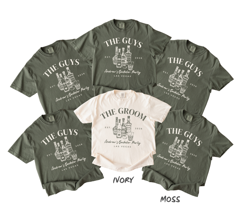 Personalized Bachelor Party Shirt - Groom Crew Tee