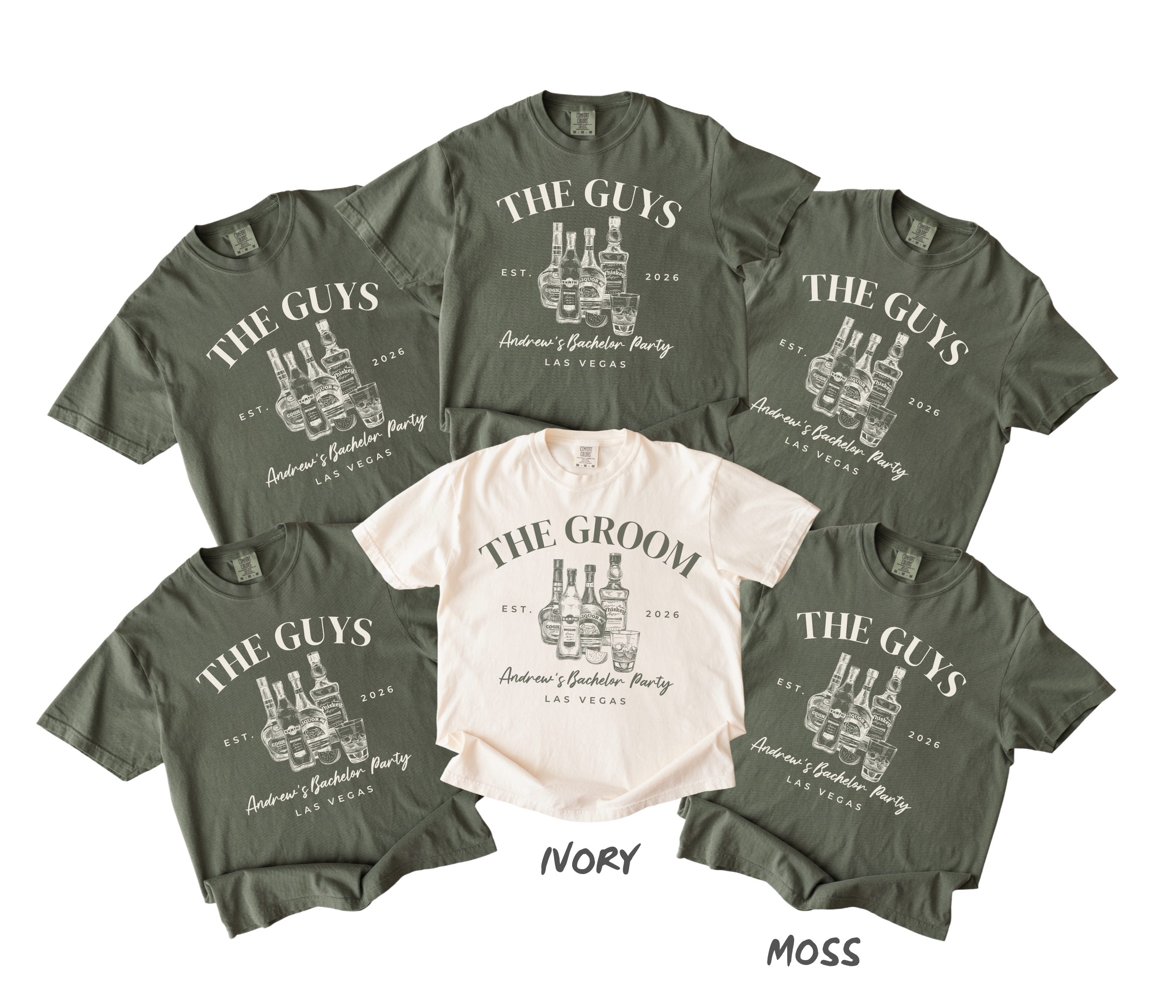 Personalized Bachelor Party Shirt - Groom Crew Tee