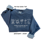 Vintage Beach Bridesmaid Sweatshirt - Bride Crew Wedding Weekend Crewneck