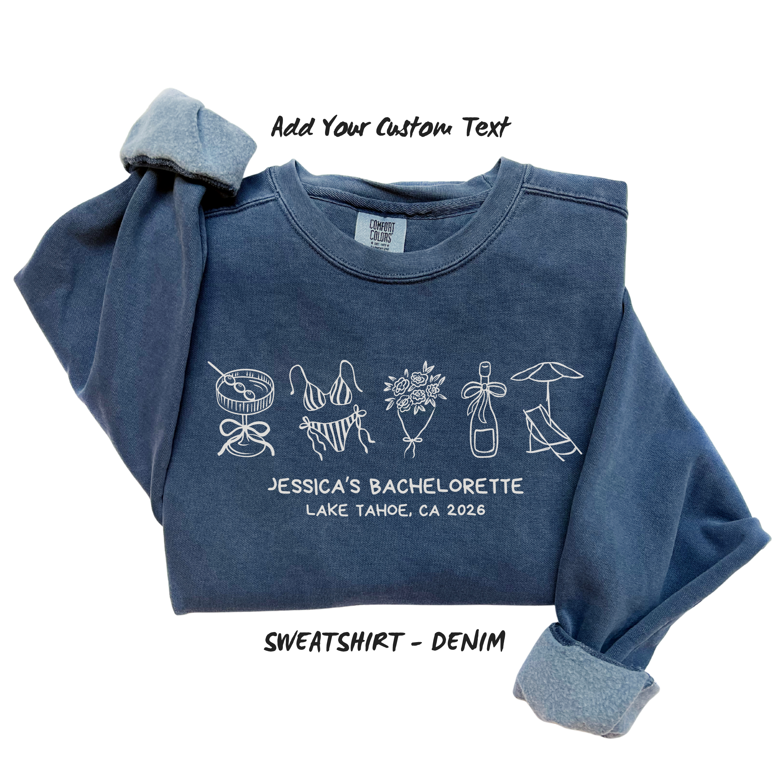 Vintage Beach Bridesmaid Sweatshirt - Bride Crew Wedding Weekend Crewneck