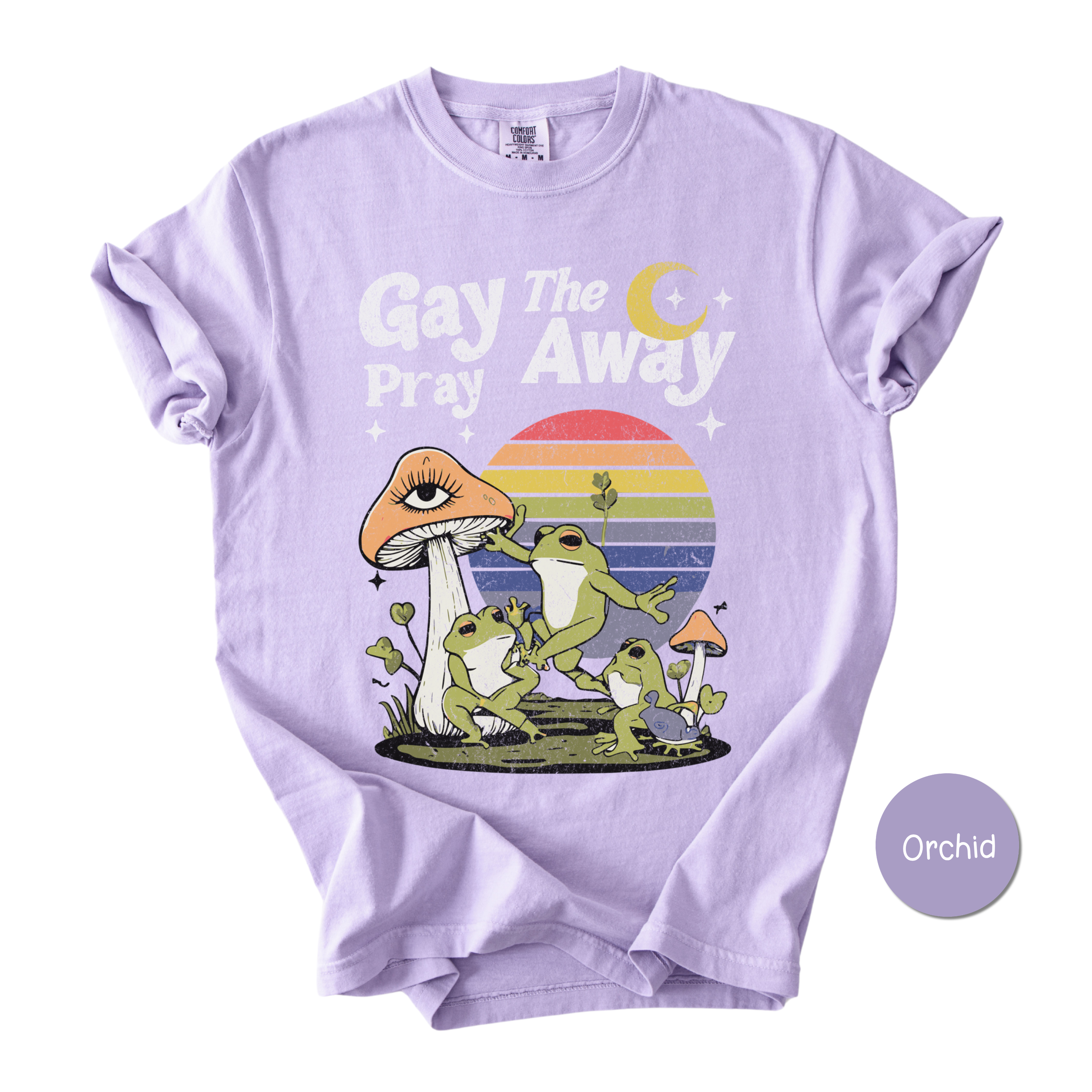 Gay The Pray Away - Funny Gay Christian Comfort Color Unisex T-Shirt