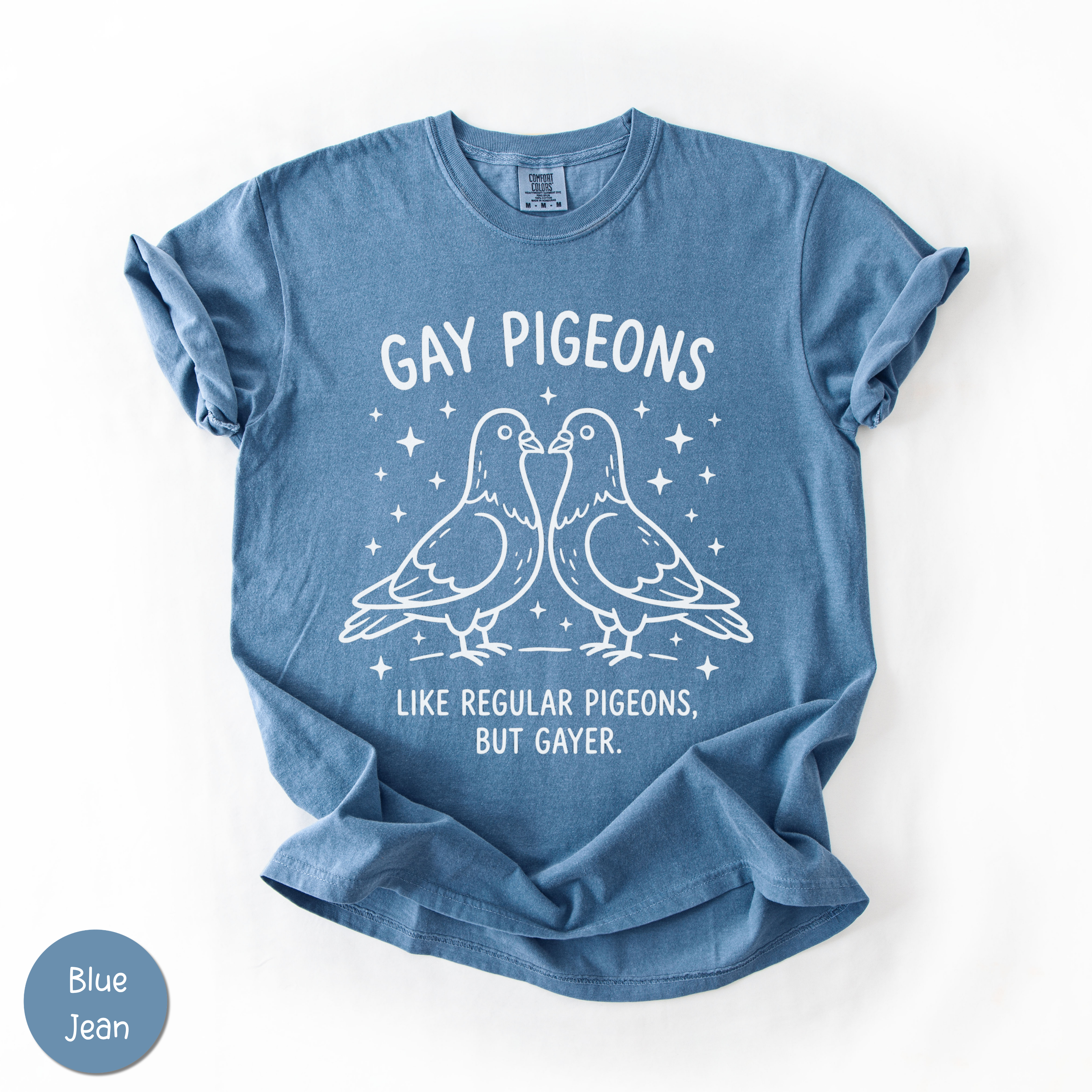 Gay Pigeons Shirt | Funny LGBTQ Pride Graphic Tee