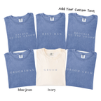 Custom Groom Crew Shirt - Personalized Groomsmen Wedding Party Tee