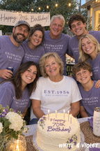70th Birthday Shirts for Family – Est. 1956 Birthday Girl & Celebrating the Legend Crew Tees