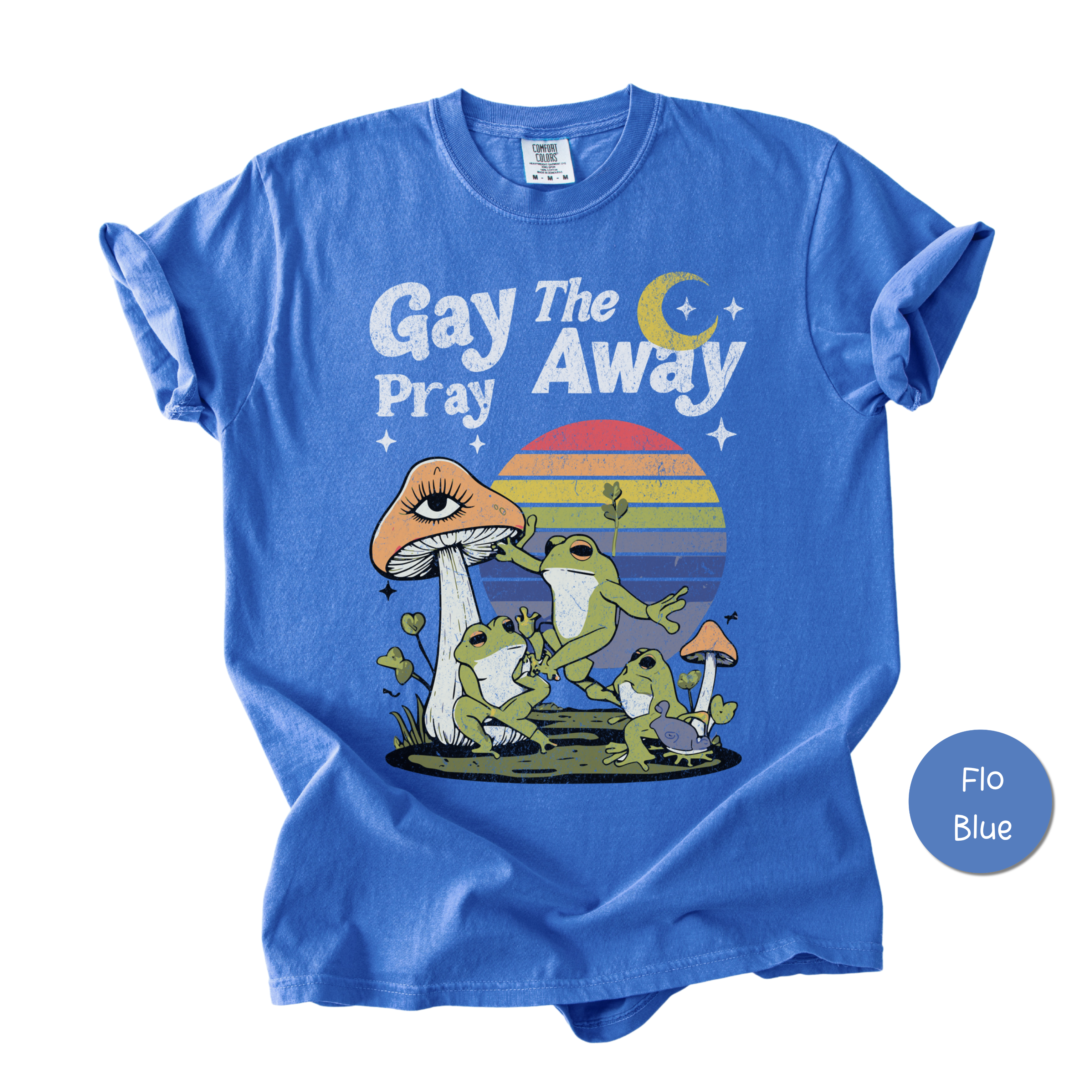 Gay The Pray Away - Funny Gay Christian Comfort Color Unisex T-Shirt