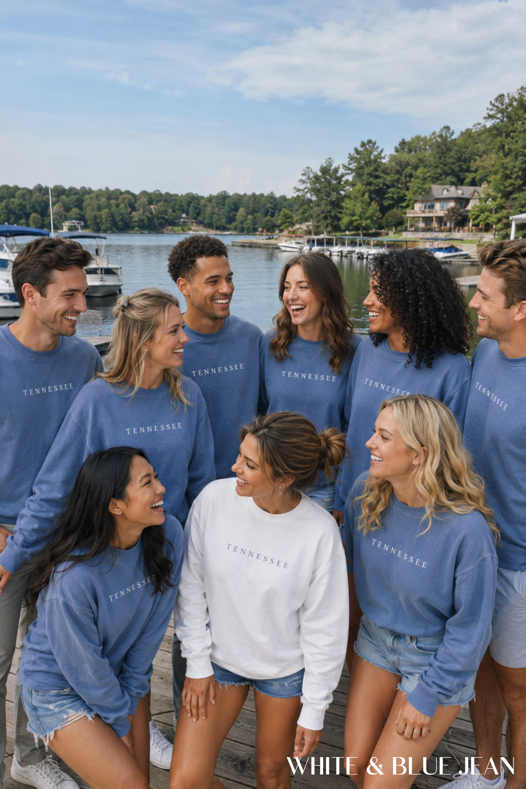 Vintage Tennessee Sweatshirt | Garment-Dyed Tennessee Crewneck