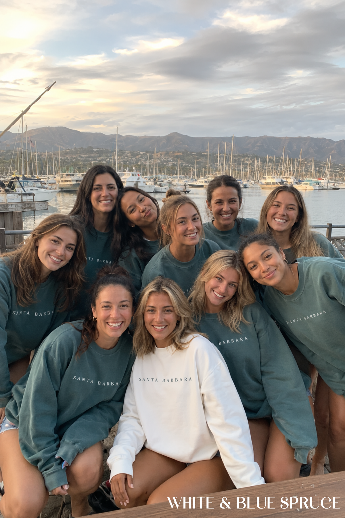 Santa Barbara Sweatshirt | Matching Bachelorette, Birthday, and Vacation