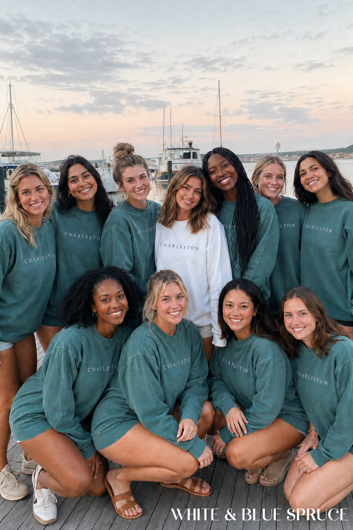 Charleston Sweatshirt | Matching Bachelorette, Birthday, and Vacation