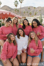 Palm Springs Sweatshirt | Matching Bachelorette, Birthday, and Vacation