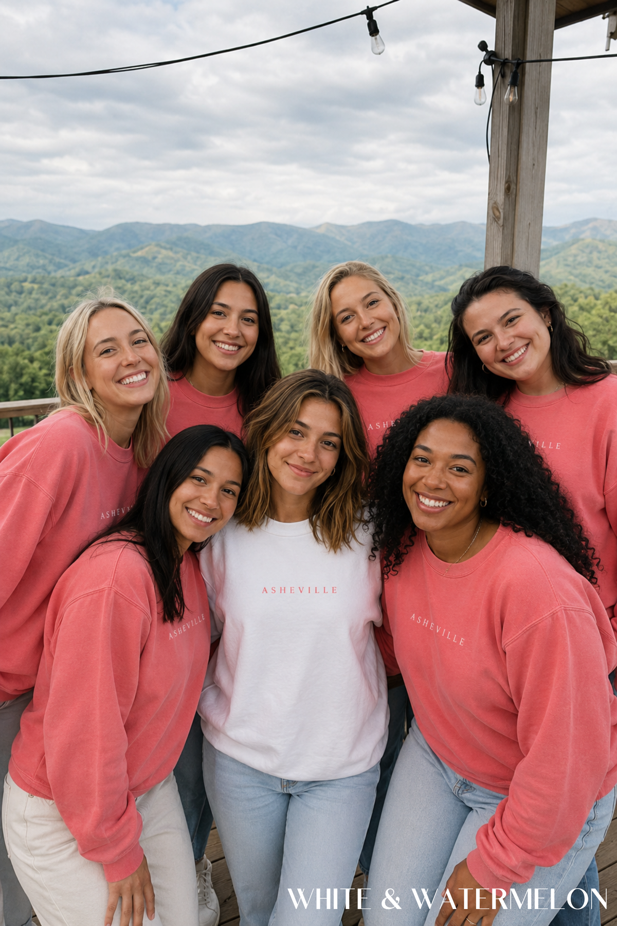 Asheville Sweatshirt | Matching Bachelorette, Birthday, and Vacation