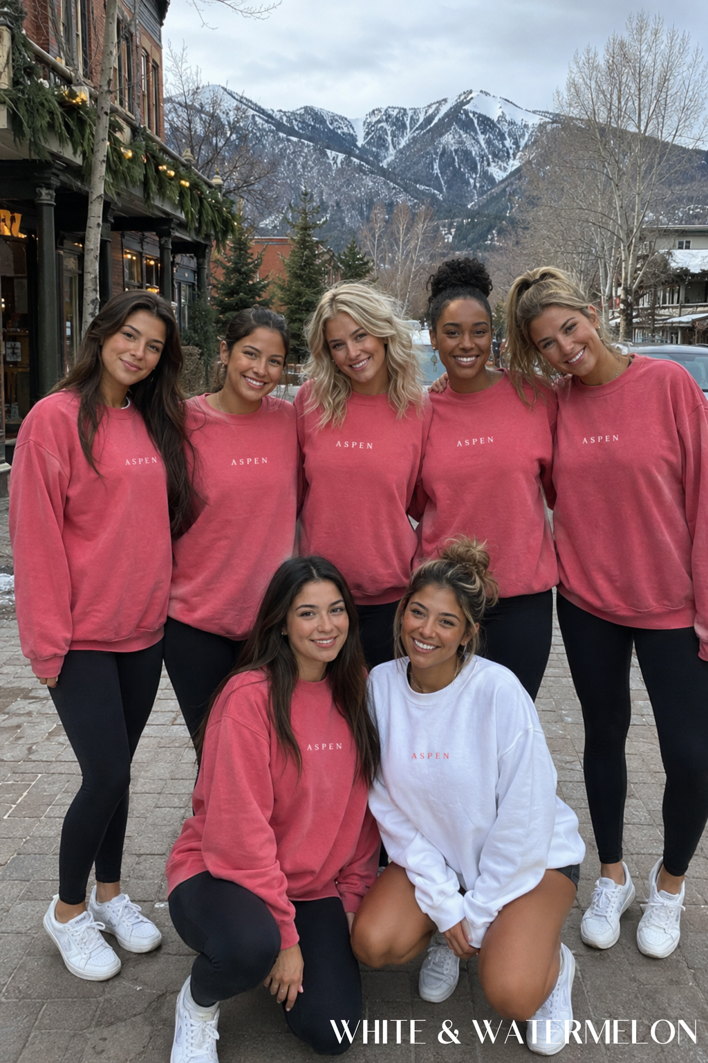 Aspen Sweatshirt | Matching Bachelorette, Birthday, and Vacation