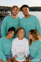 Vintage Tennessee Sweatshirt | Garment-Dyed Tennessee Crewneck
