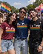 Be You | Rainbow Bisexual Merch LGBTQ Pride Shirt