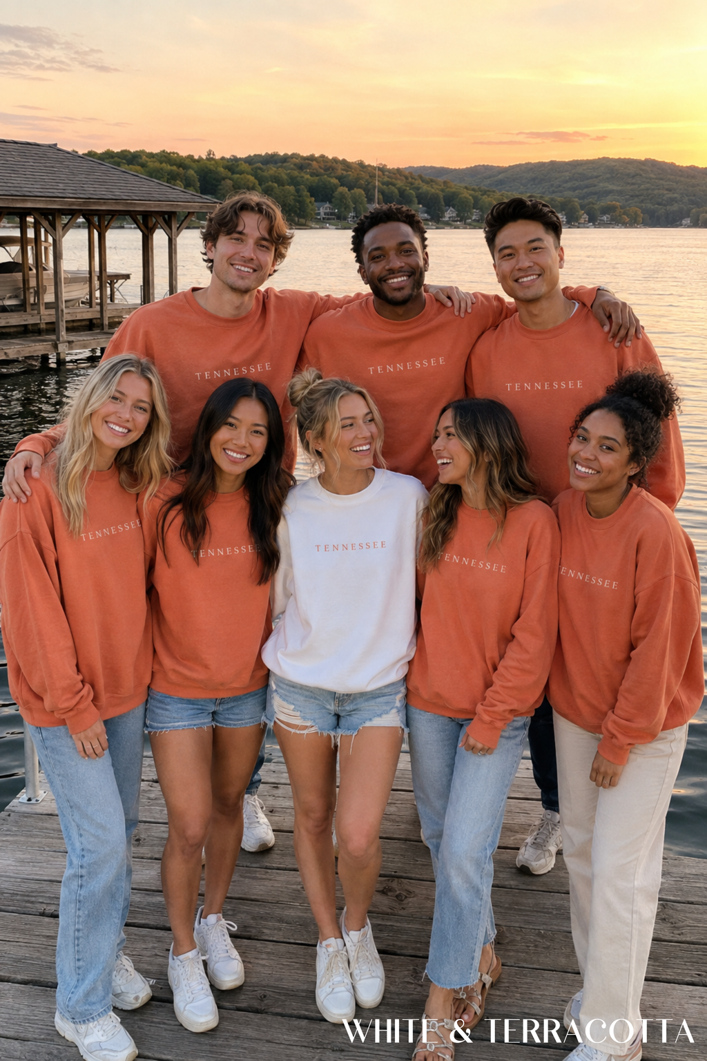 Vintage Tennessee Sweatshirt | Garment-Dyed Tennessee Crewneck