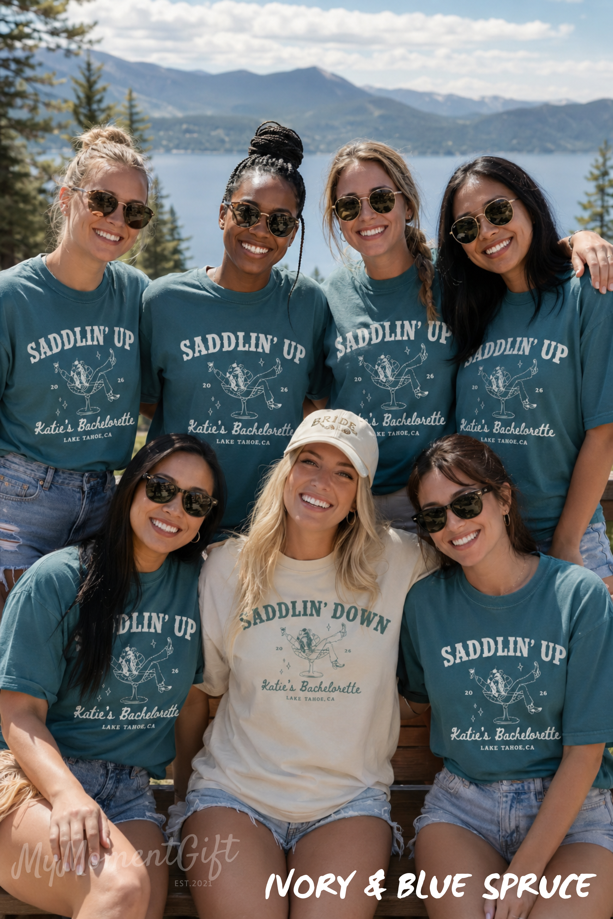 Saddlin' Up Settlin' Down Last Rodeo Bachelorette Party Shirt
