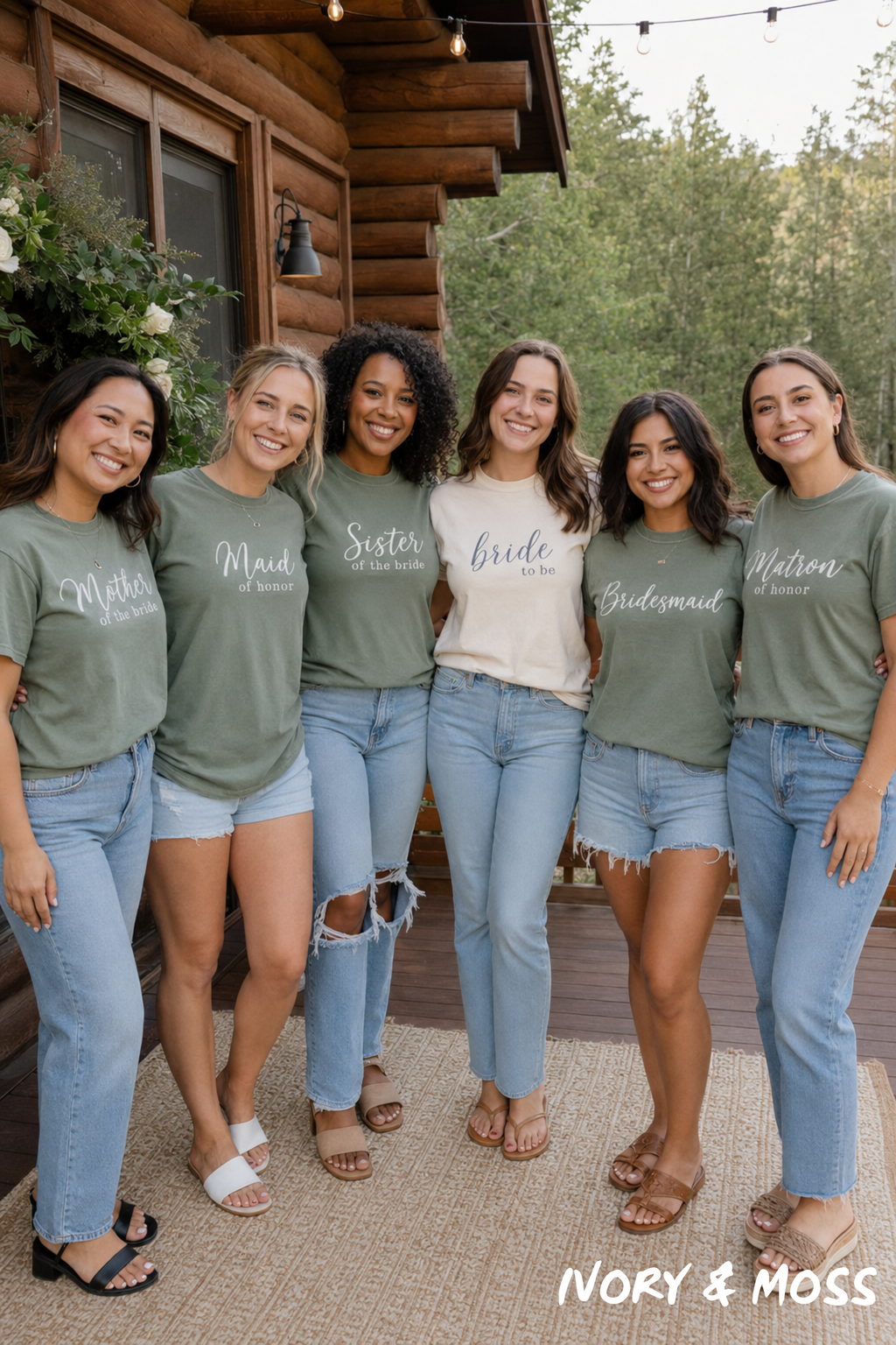 Custom Bachelorette Party Role Shirts for Bride & Wedding Crew