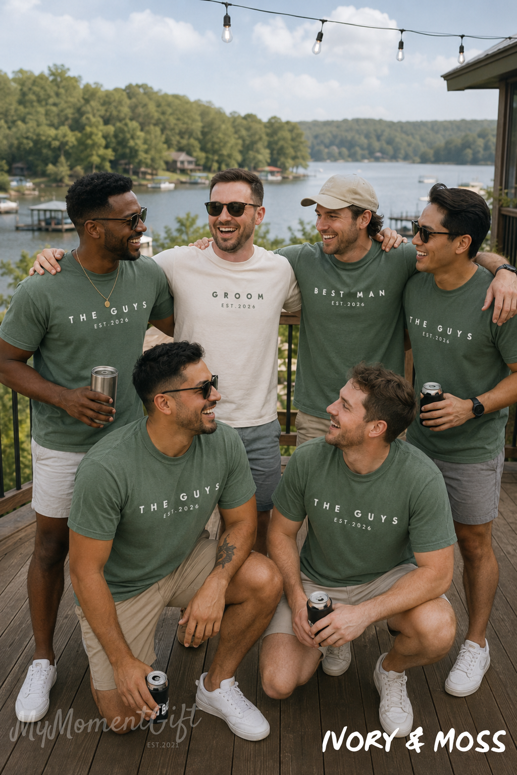 Matching Bachelor Party Shirts for Groom, Best Man & The Guys