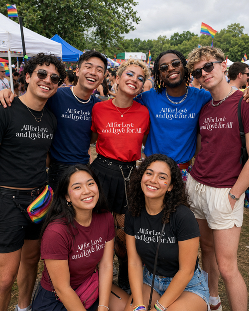 All for Love and Love for All | Gay Ally Shirt