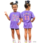 Retro In My Eleven Year Old Era - Custom 11th Birthday Girl Shirt - Add Kid's Name
