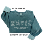 Vintage Beach Bridesmaid Sweatshirt - Bride Crew Wedding Weekend Crewneck