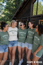 Saddlin' Up Settlin' Down Last Rodeo Bachelorette Party Shirt