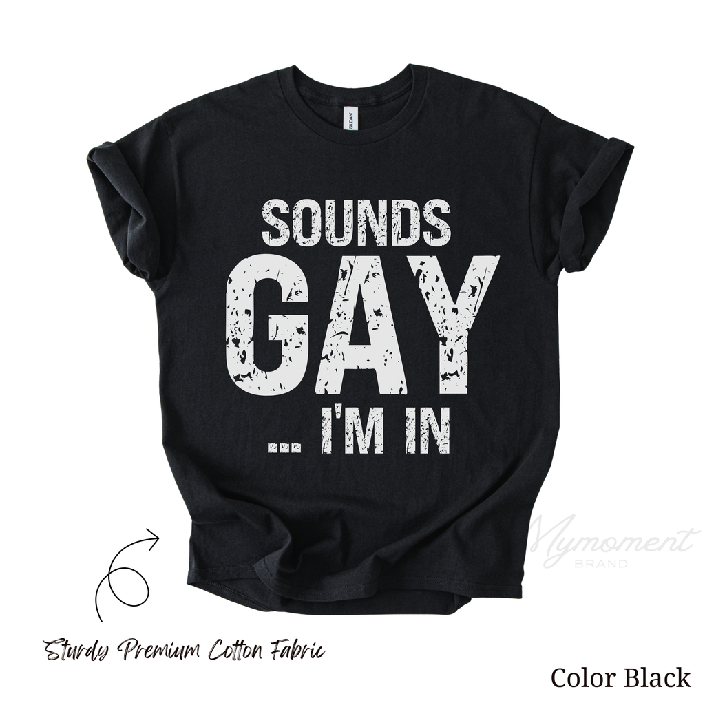 Funny Gay Shirts - Sounds Gay I'm In