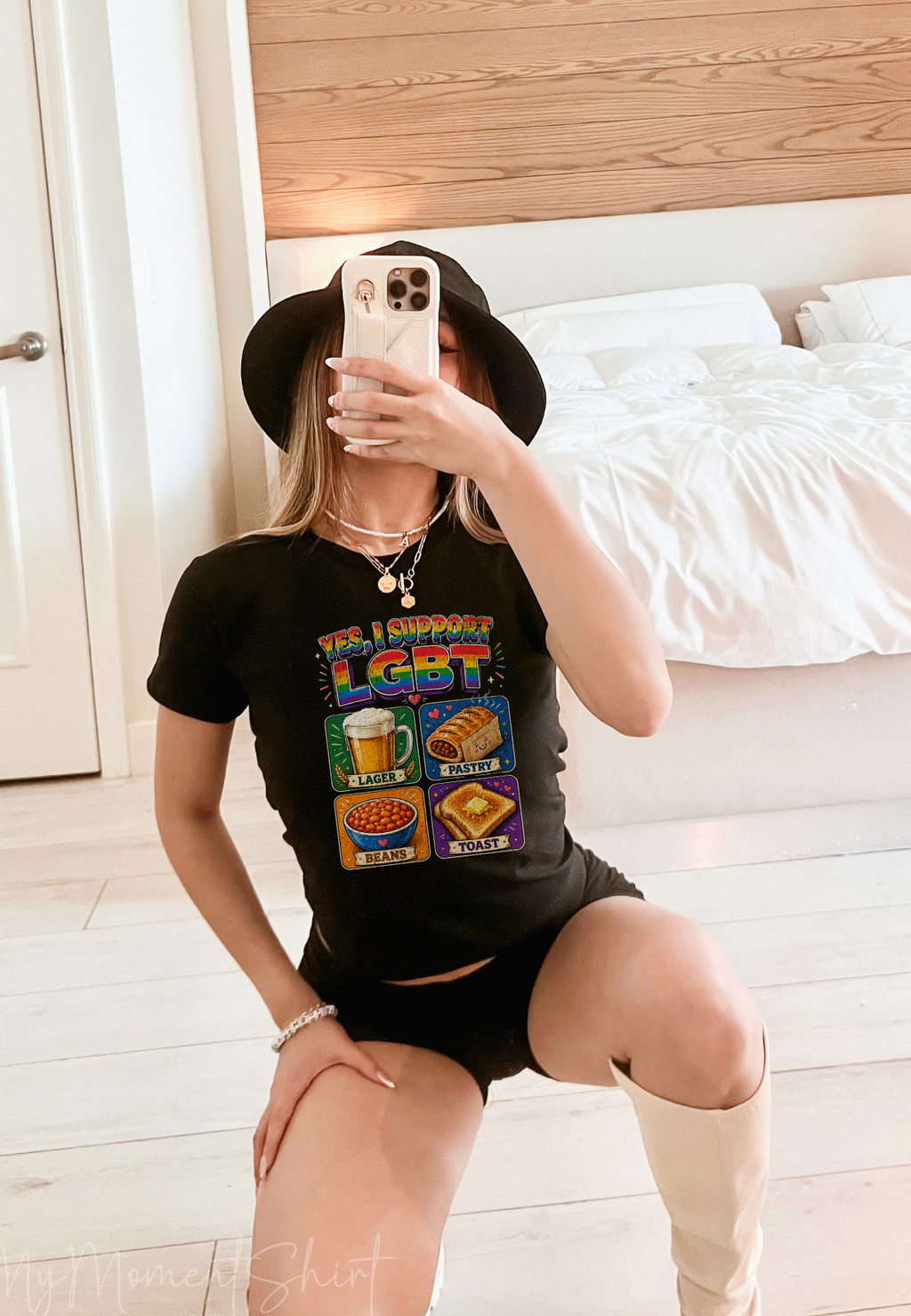 Yes I Support LGBT Shirt | Funny Rainbow Pride Graphic Tee