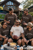 Football Bachelor Party Shirts for Groom, Best Man & Groomsmen