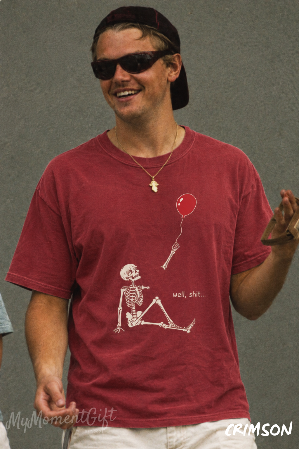 Well, Shit Skeleton Shirt – Funny Comfort Colors 1717 Graphic Tee