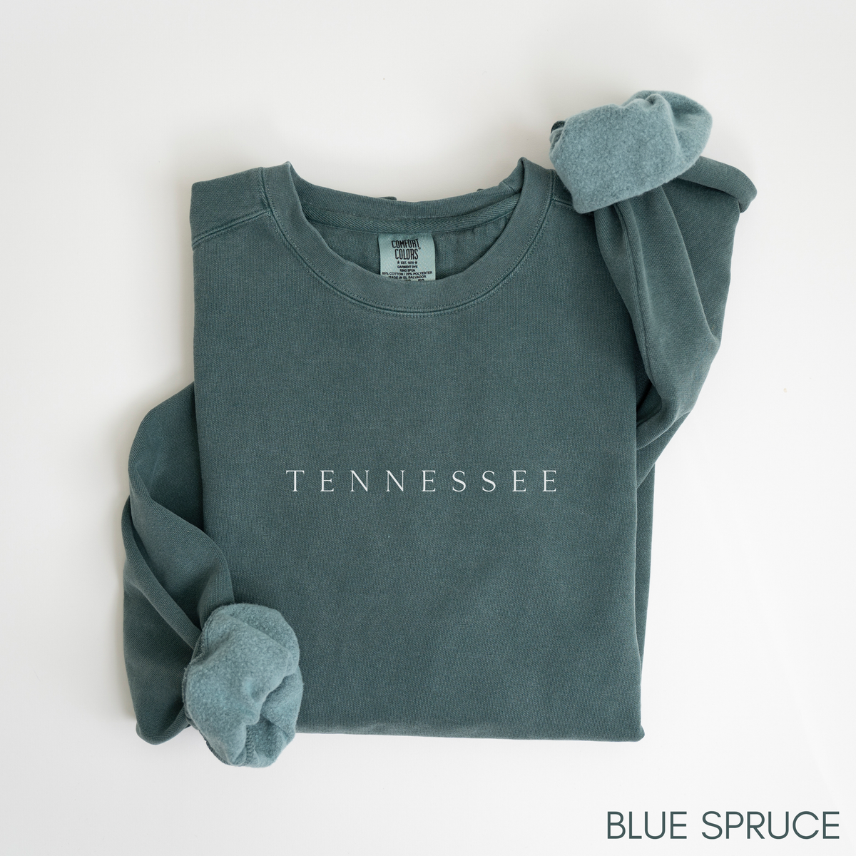 Vintage Tennessee Sweatshirt | Garment-Dyed Tennessee Crewneck