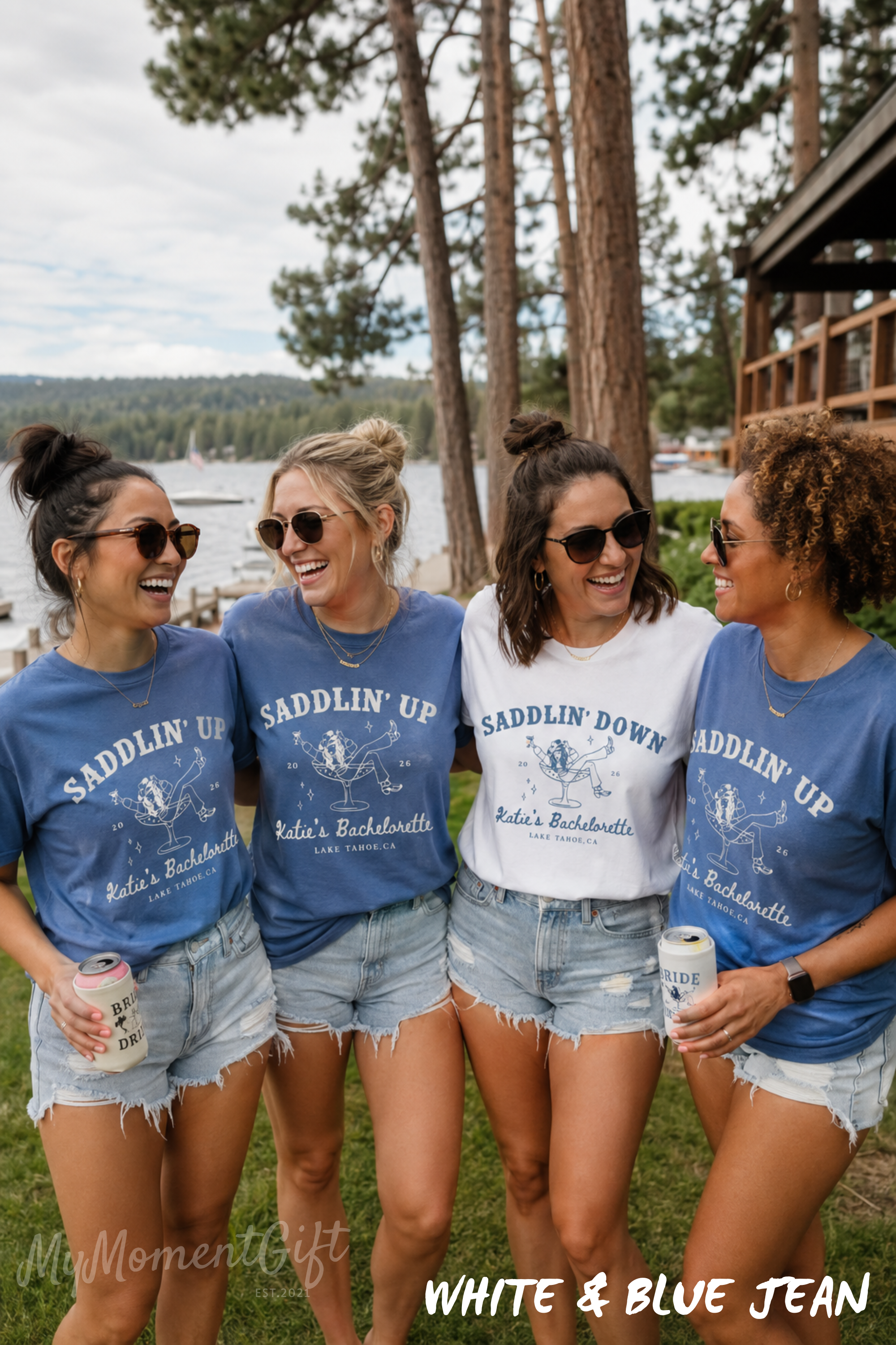 Saddlin' Up Settlin' Down Last Rodeo Bachelorette Party Shirt